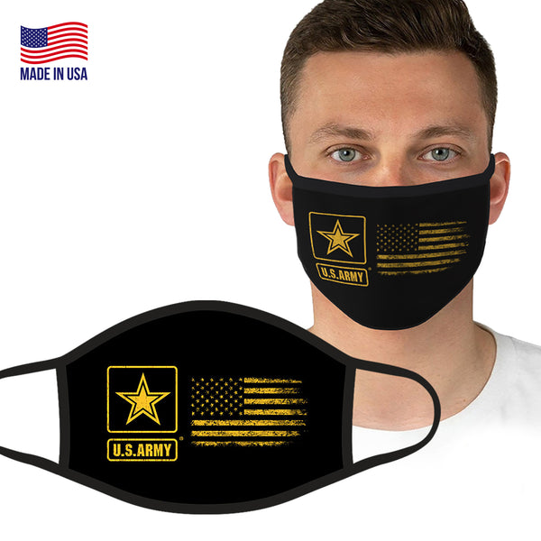 U.S. Army Yellow Flag Face Covering by Icon Sports