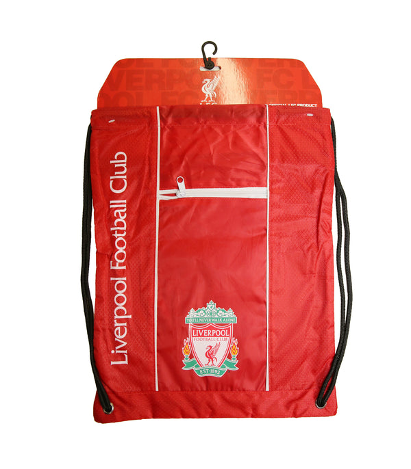 Liverpool FC Official Licensed Drawstring Cinch Bag by Icon Sports