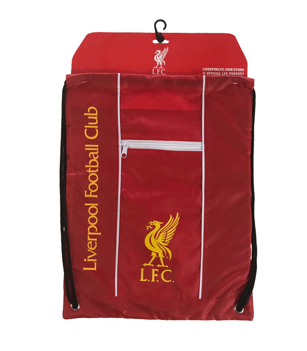 Liverpool FC "LFC" Official Licensed Drawstring Cinch Bag by Icon Sports