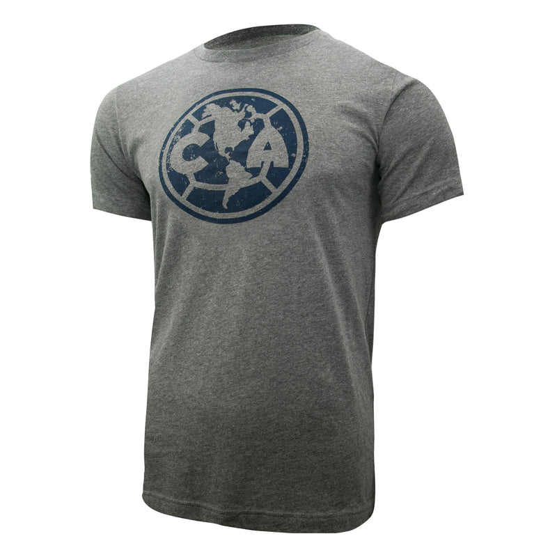 Club Am??rica Distressed Logo T-Shirt - Dark Grey by Icon Sports