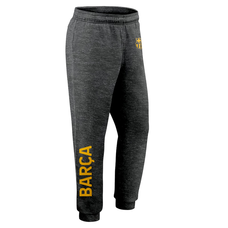 FC Barcelona Yellow Logo Men's Joggers by Icon Sports