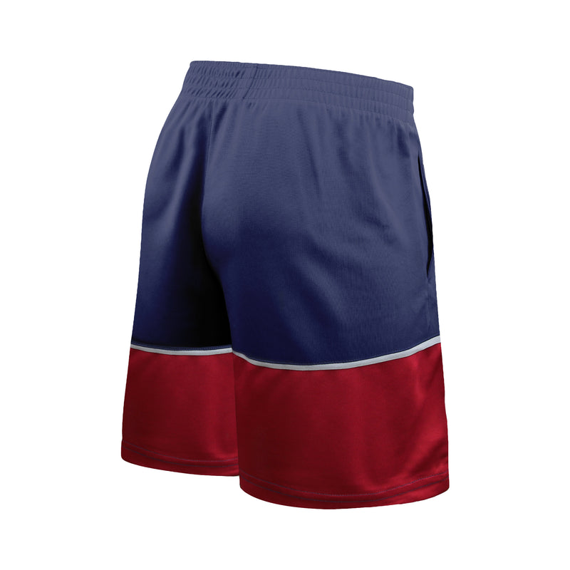 FC Barcelona Reflective Athletic Soccer Shorts in Navy by Icon Sports