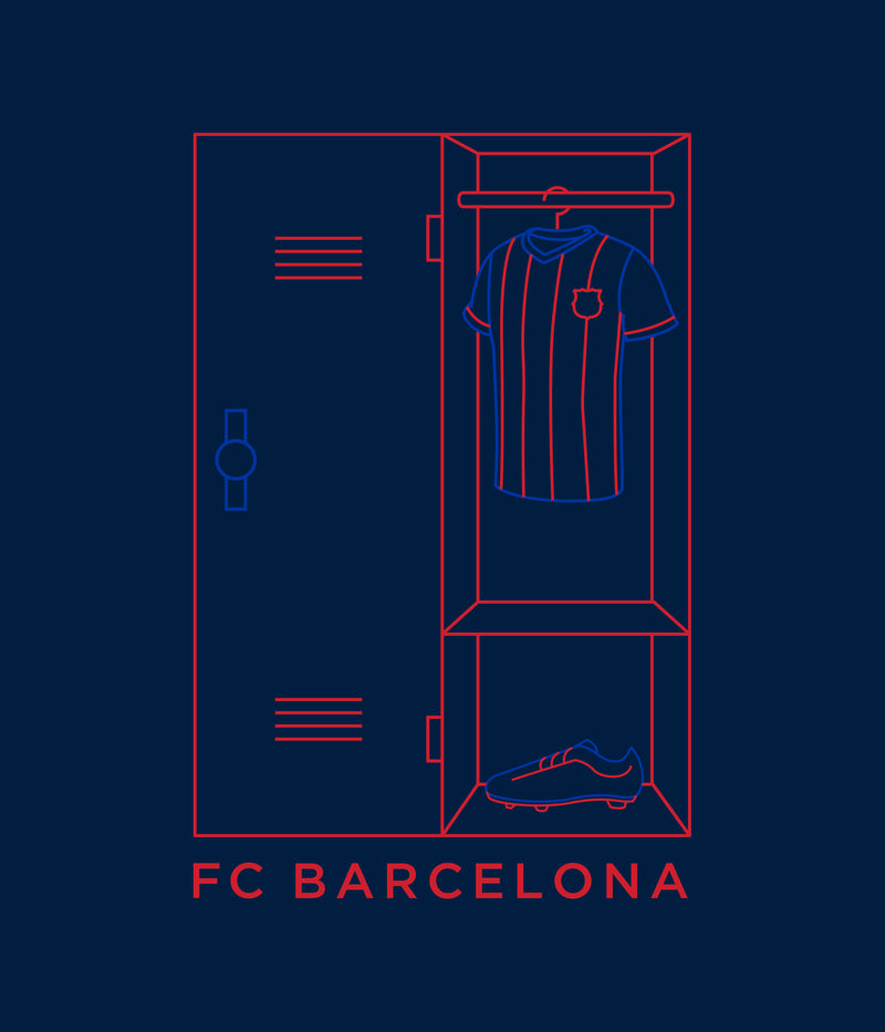 FC Barcelona "Next Play" Youth T-Shirt - Navy by Icon Sports