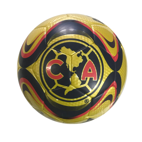 Club Am??rica Golden Coined Size 5 Soccer Ball by Icon Sports