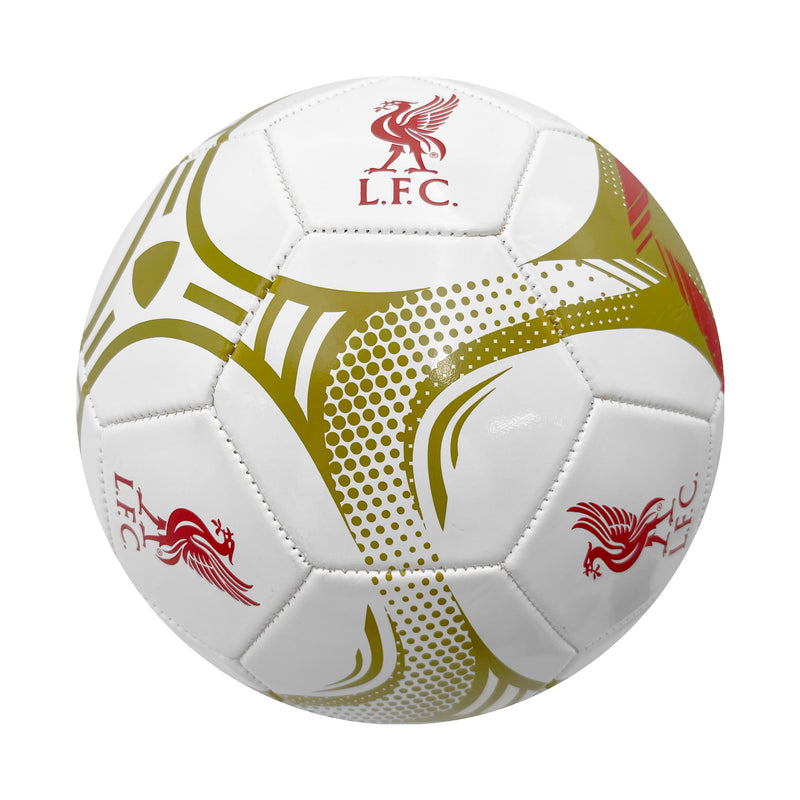 Liverpool FC White Comet Size 5 Soccer Ball