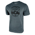 Indy 500 Racing Car Adult Graphic T-Shirt in Heather Grey for Men by Icon Sports