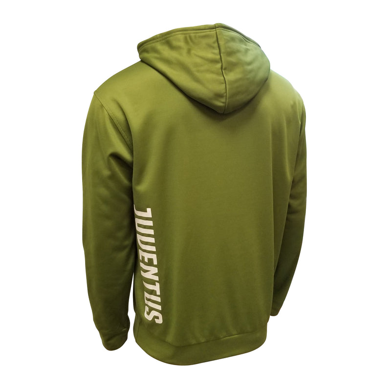 Juventus Pullover Hoodie Youth - Olive Green by Icon Sports