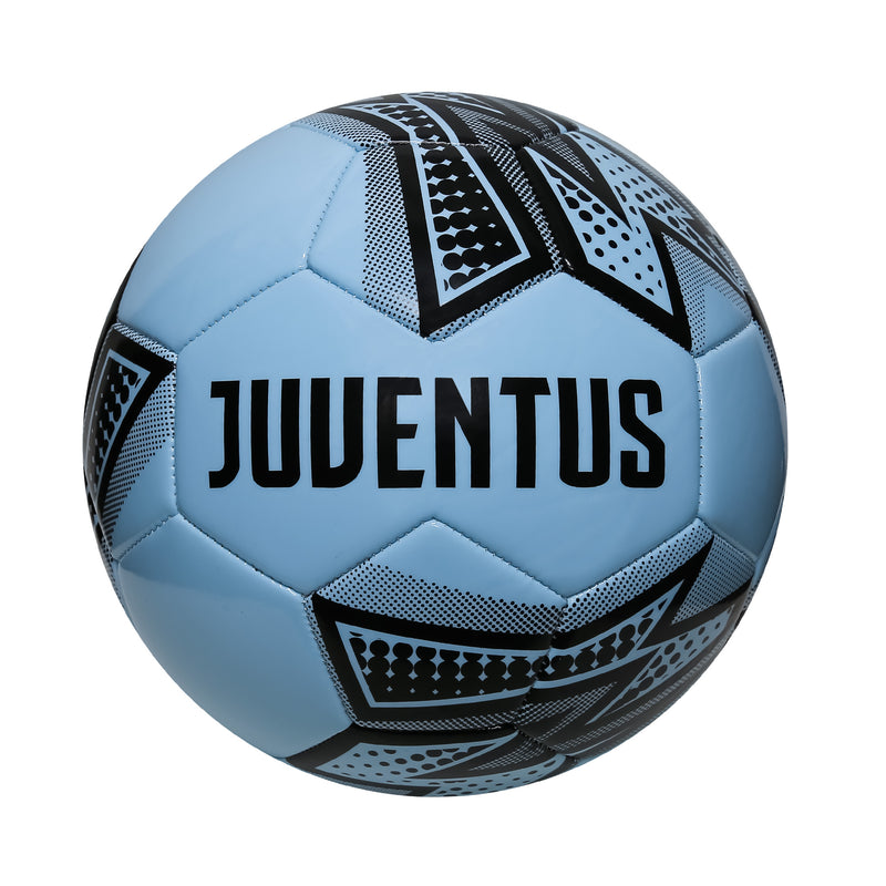 Juventus Pop Art Classic Size 5 Soccer Ball - Light Blue by Icon Sports
