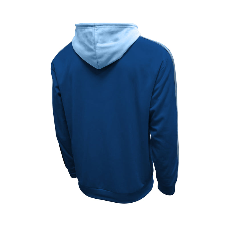 Manchester City Side Step Pullover Hoodie - Navy by Icon Sports