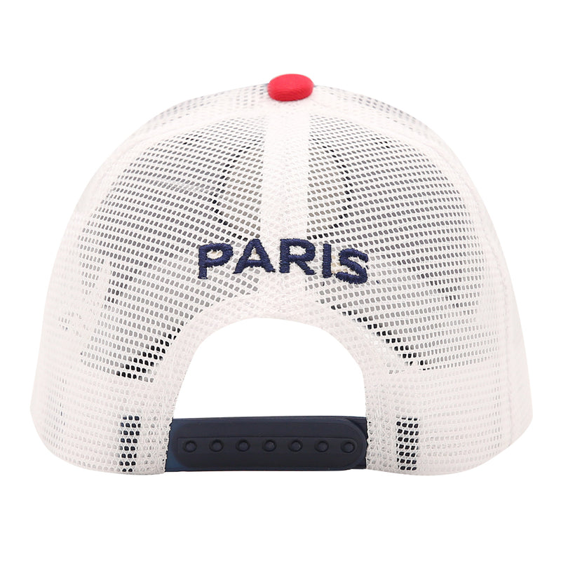 Paris Saint-Germain F.C. Embroidered Logo Trucker Snapback Dad Cap