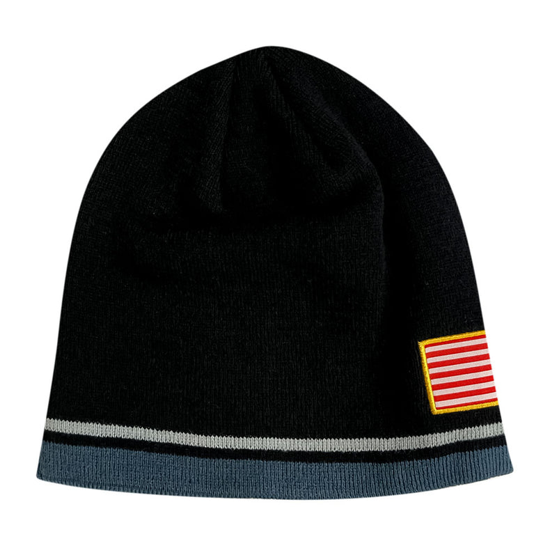 us space force adult unisex beanie in black
