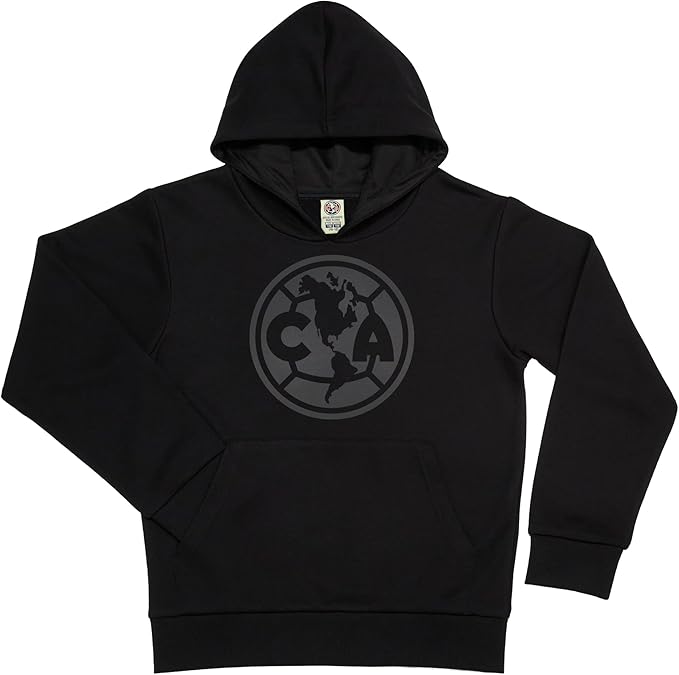 Club America Blackout Unisex Youth Cotton Pullover Hoodie