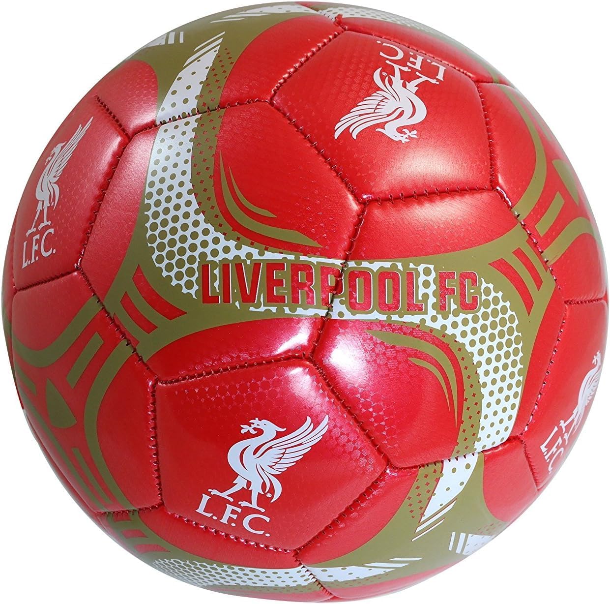 Officially Licensed Liverpool FC Coined White Soccer Ball