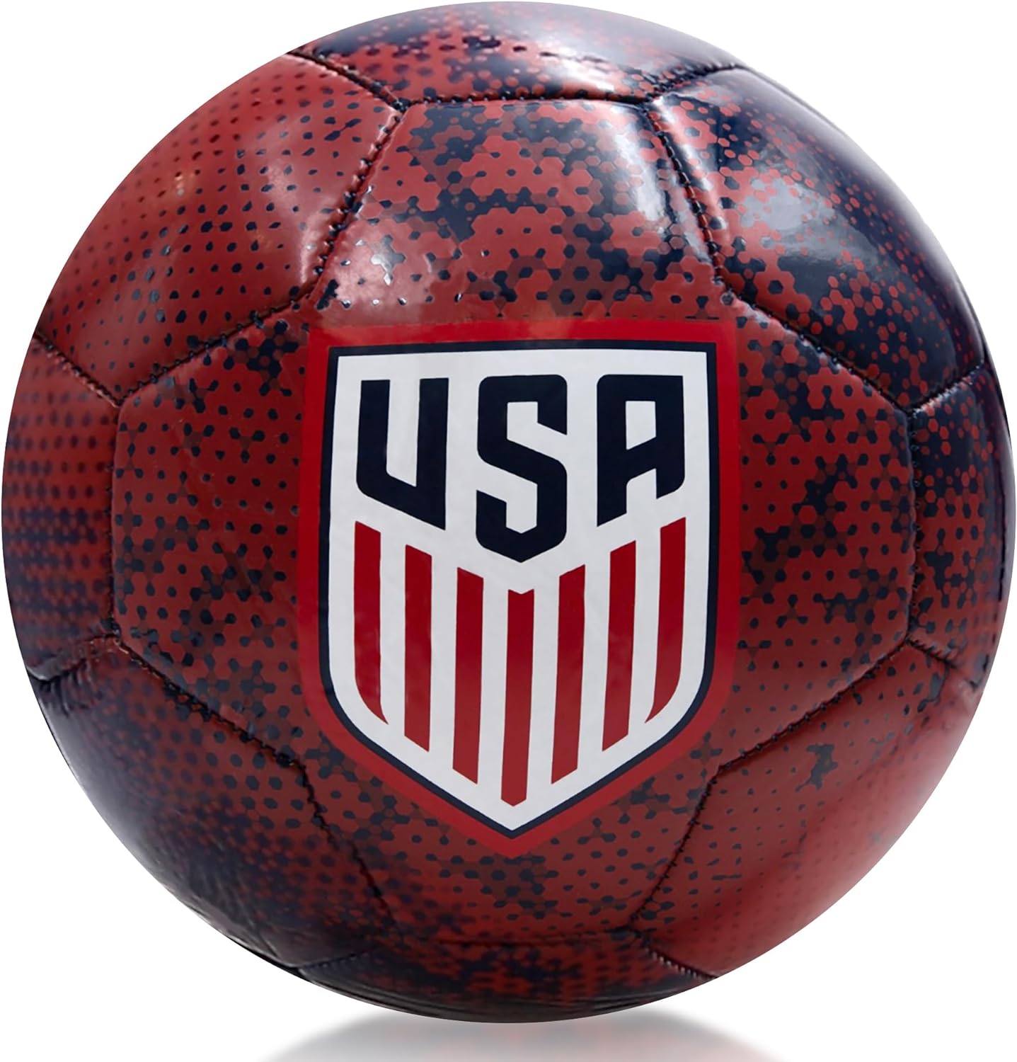 Officially Licensed U.S. Soccer Red Solar Flare Soccer Ball