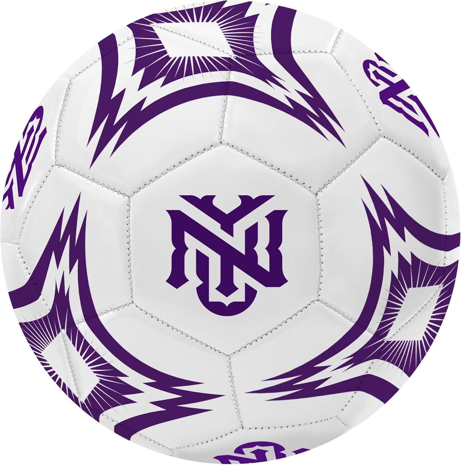 New York University Kaleidoscope Regulation Size 5" College Soccer Ball