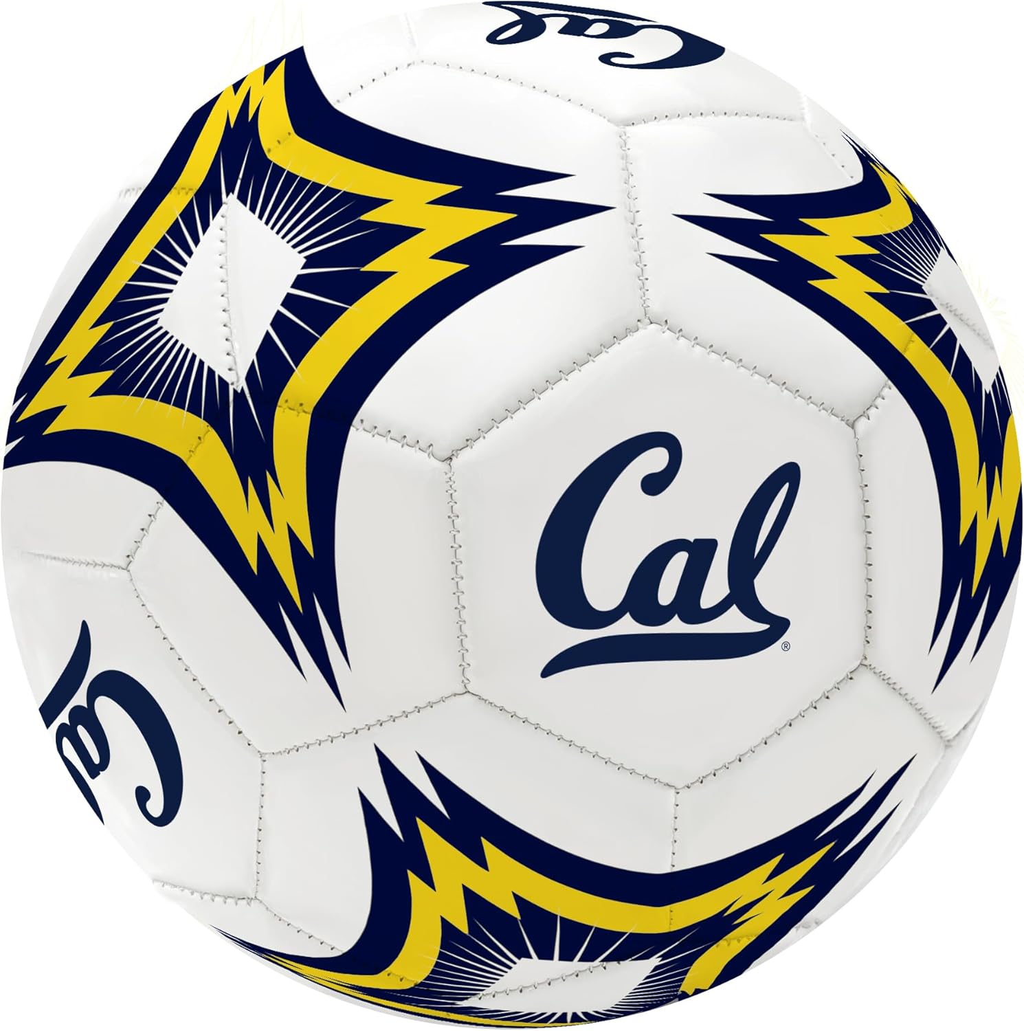 Cal Berkeley Kaleidoscope Regulation Size 5" College Soccer Ball