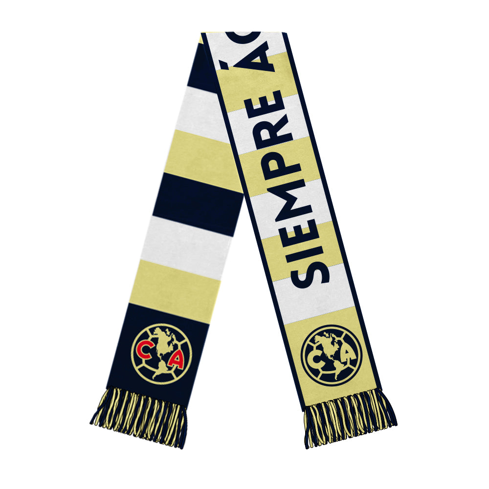 Club America Stripes Reversible Fan Scarf