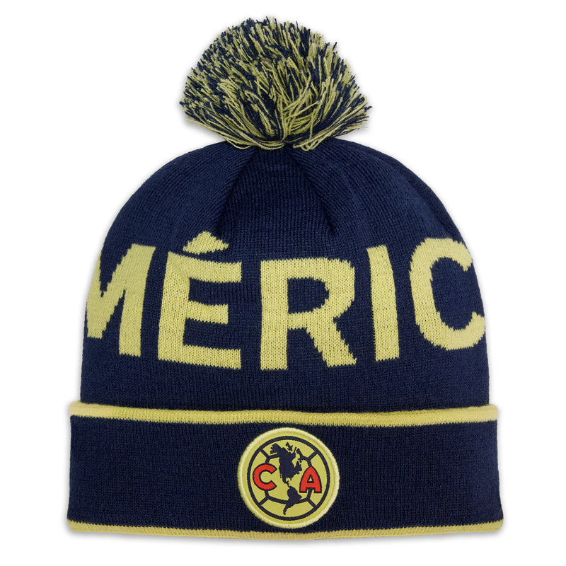 Club America Premium Soft Knit Pom Beanie