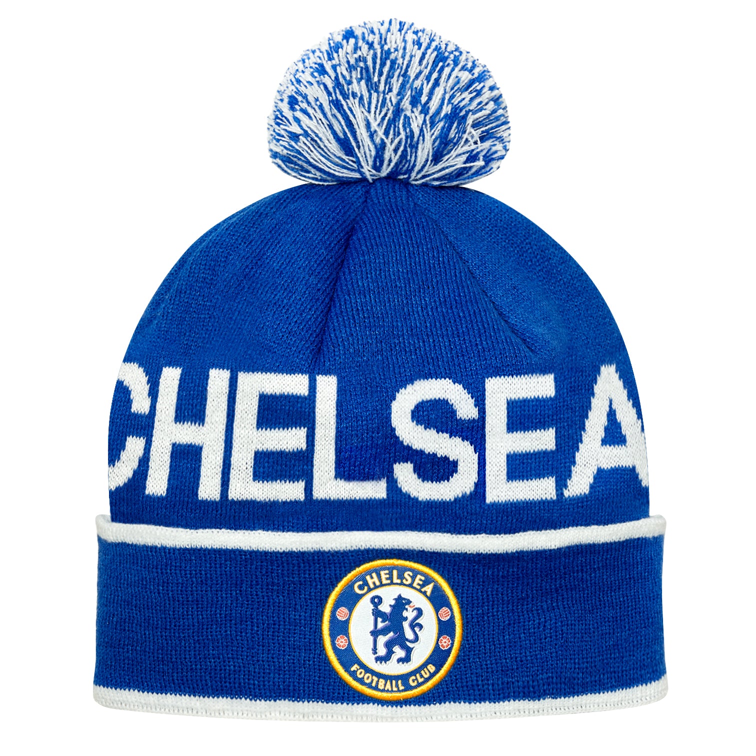 Chelsea FC Premium Soft Knit Pom Beanie