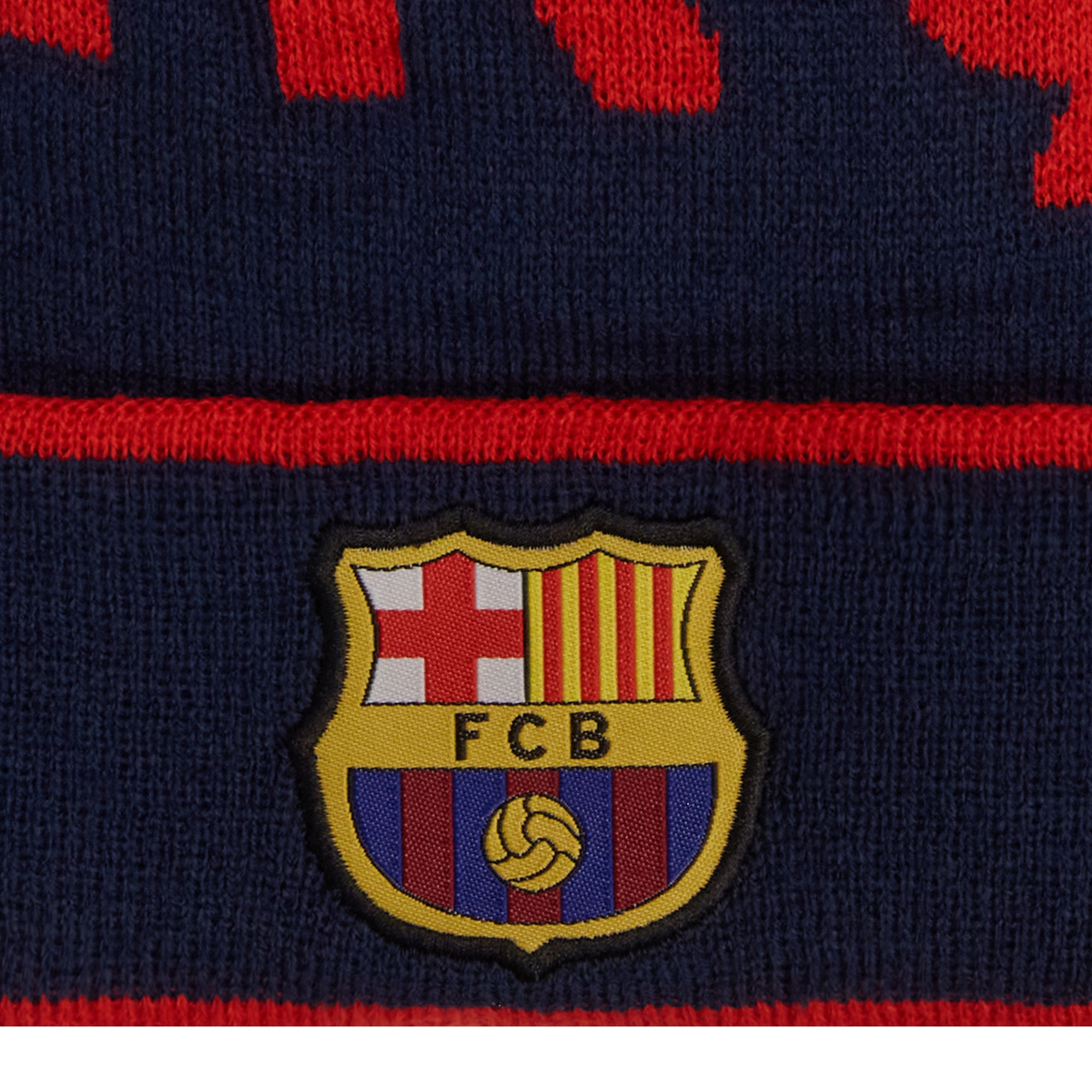 FC Barcelona Premium Soft Knit Pom Beanie