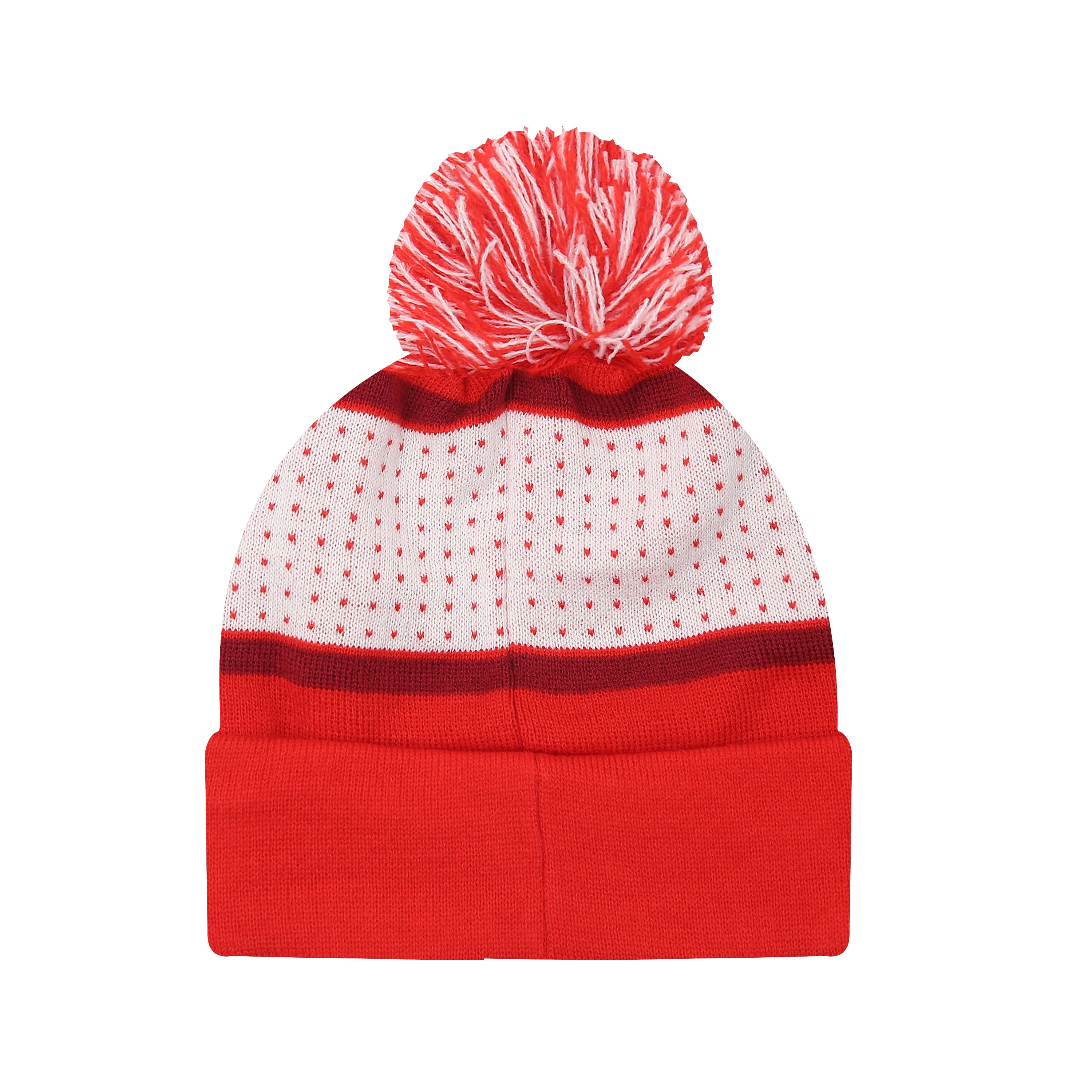 Switzerland Adult Pegged Unisex Pom Beanie