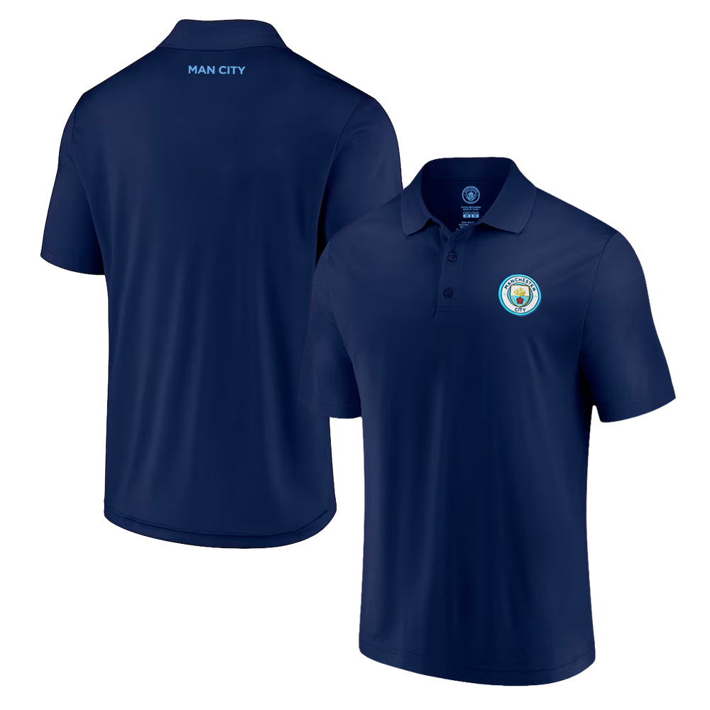 Manchester City Adult Wolven Patch Polo Shirt