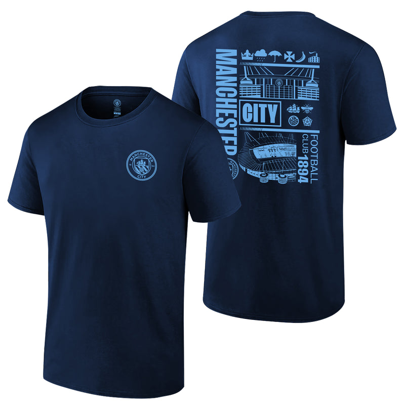 Manchester City FC Adult City Stadium T-Shirt