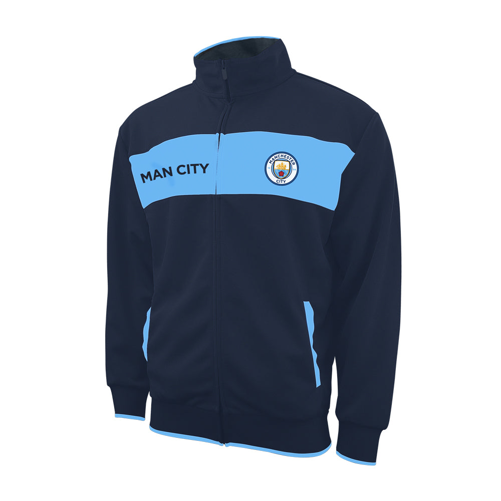 Icon Sports Officially Licensed Manchester City Ultimate Fan Pack - Soccer Bag, Scarf, Jacket & Shirts Value Set