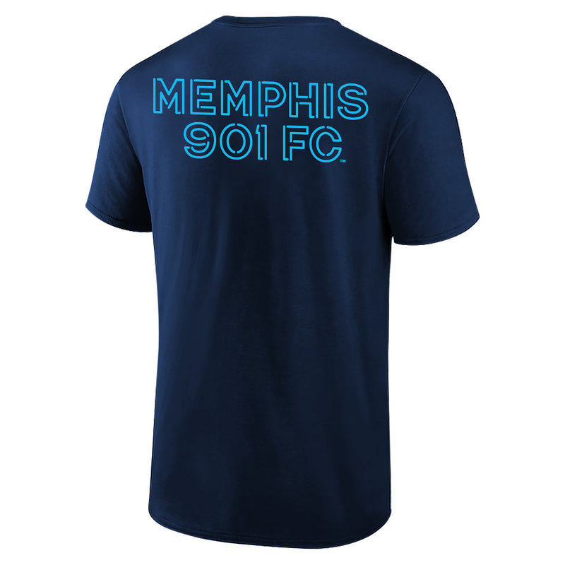 Memphis 901 FC USL Adult Logo T-Shirt