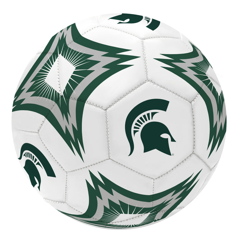 Michigan State Kaleidoscope Regulation Size 5 College Soccer Ball