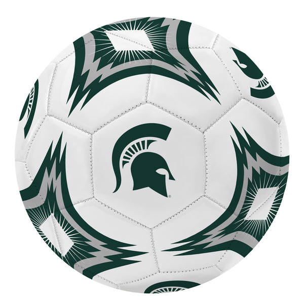 Michigan State Kaleidoscope Regulation Size 5 College Soccer Ball