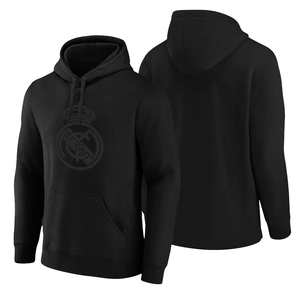 Real Madrid Adult Blackout Pullover Hoodie