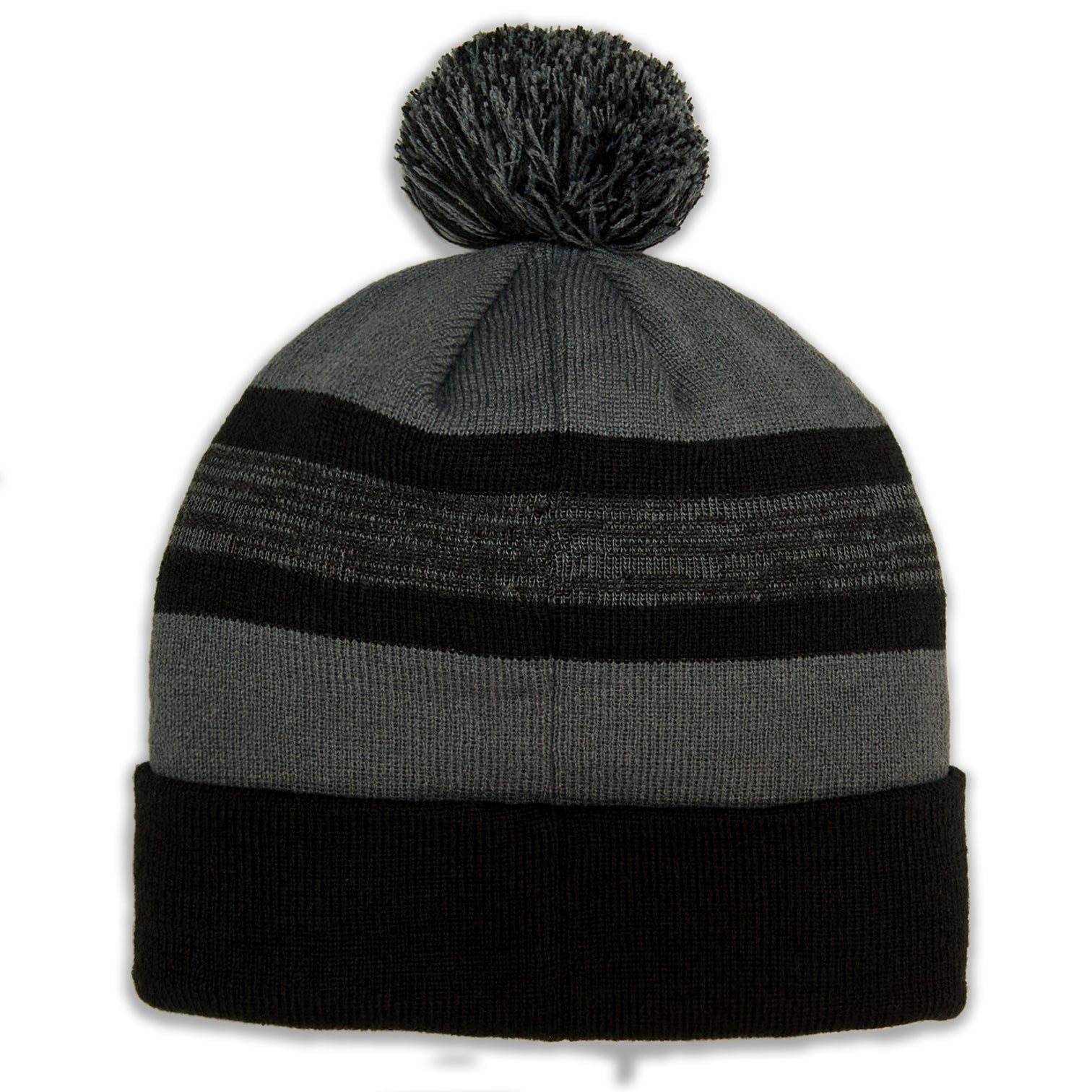 Real Madrid CF Striped Premium Soft Knit Pom Beanie