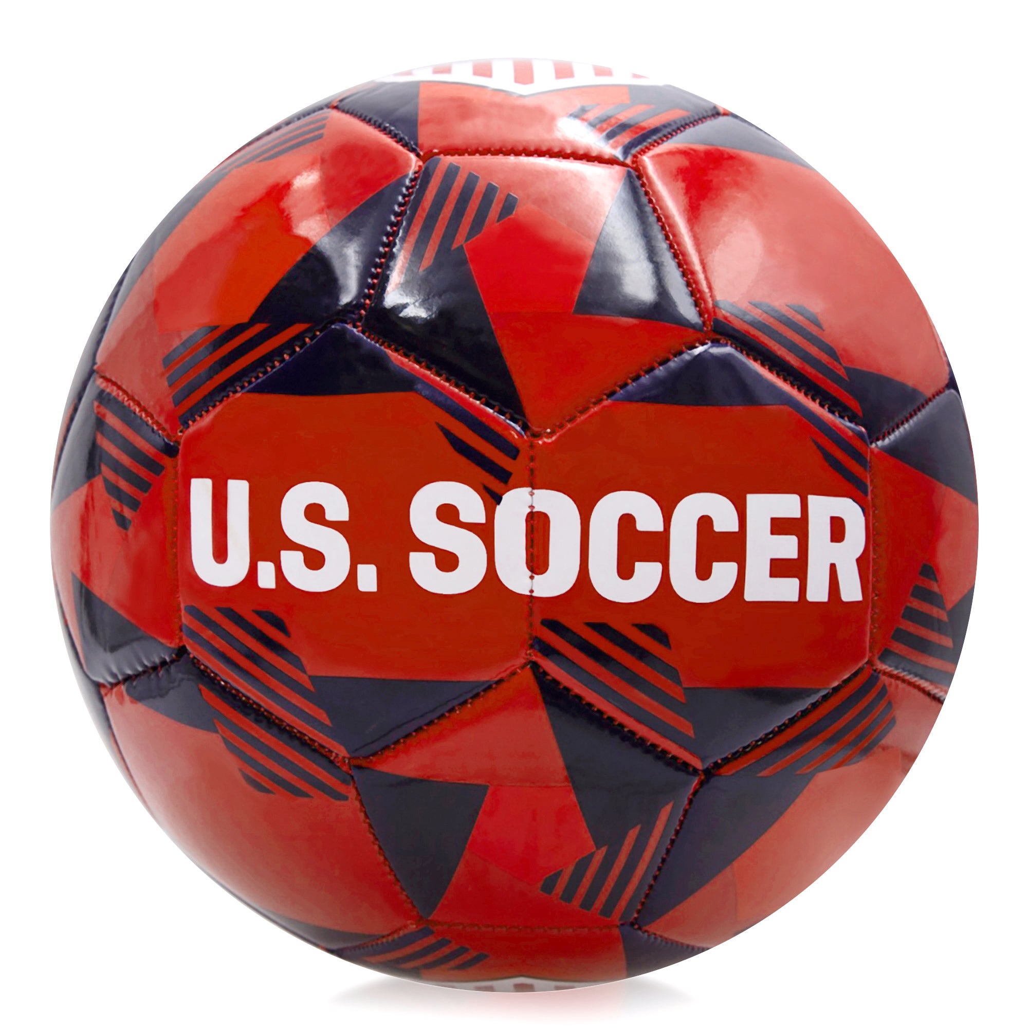 Officially Licensed U.S. Soccer Red Prism Soccer Ball