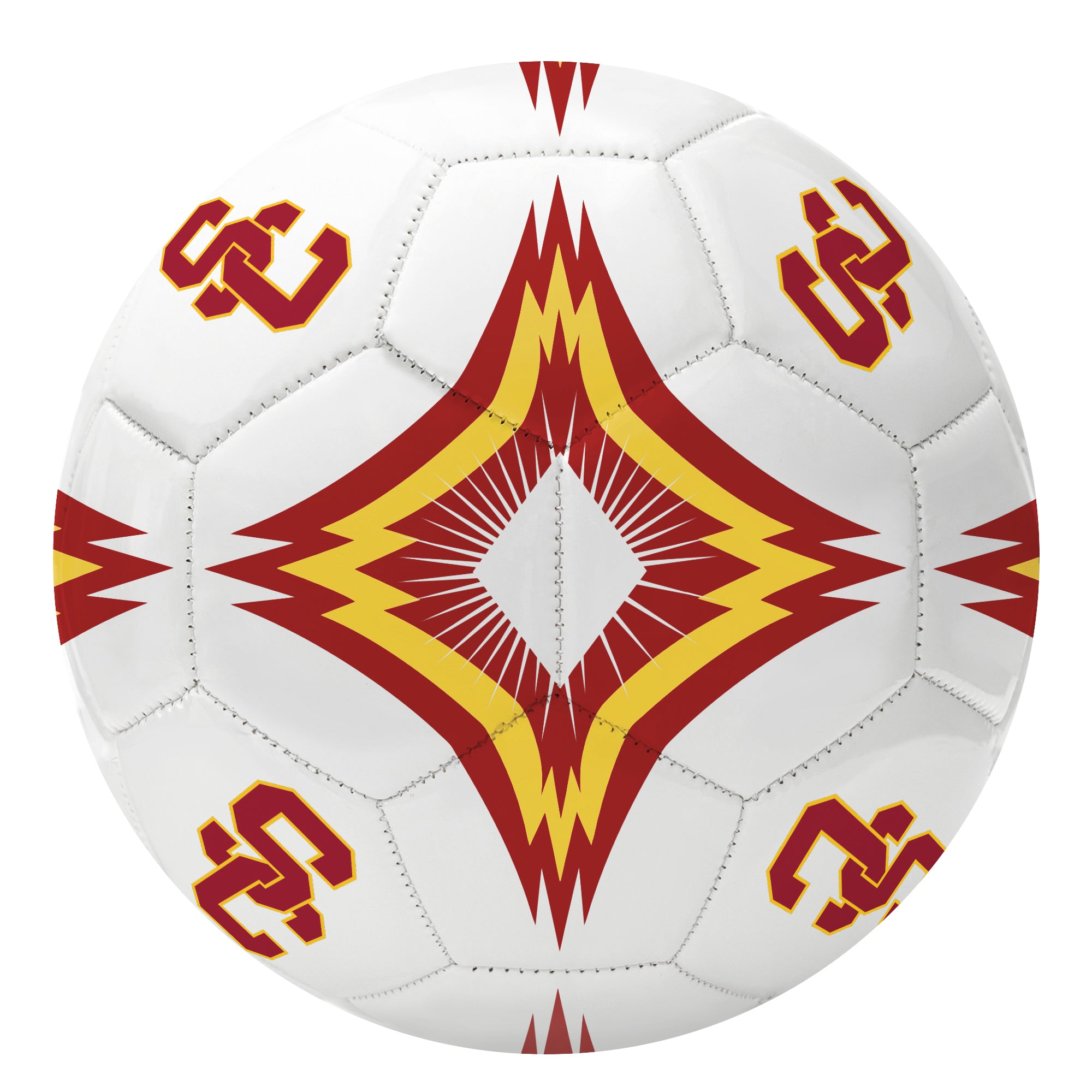 USC Kaleidoscope Regulation Size 5 College Soccer Ball