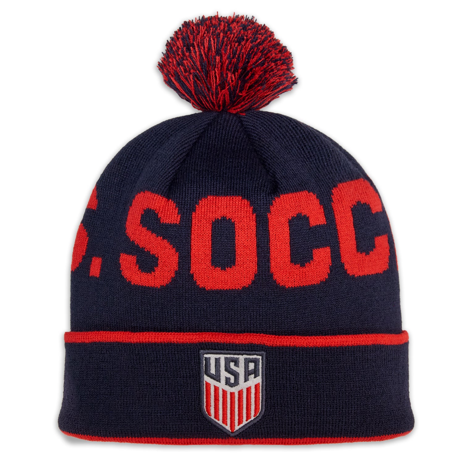 U.S. Soccer Premium Soft Knit Pom Beanie