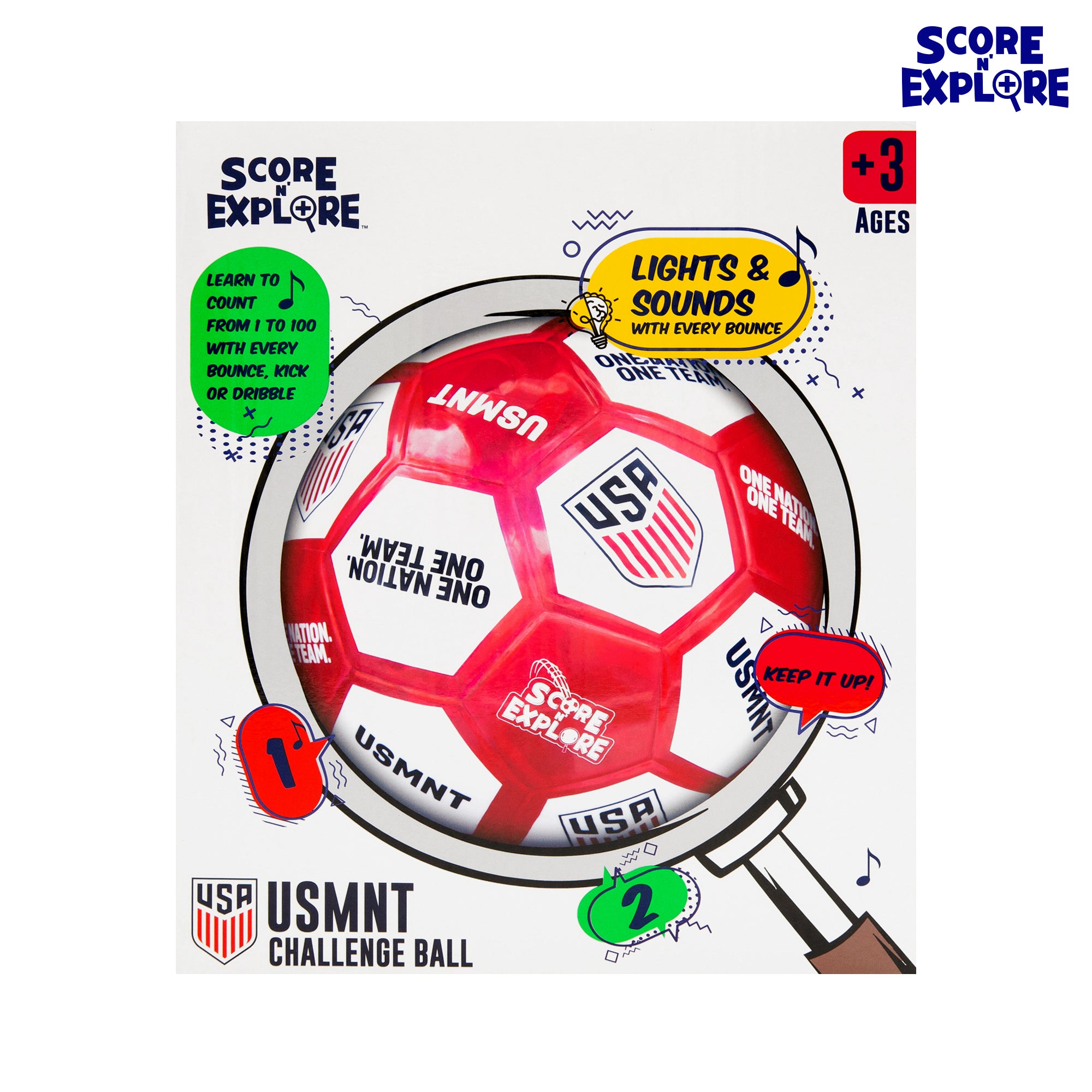 Score N' Explore + USMNT Stage 4 Interactive Ball