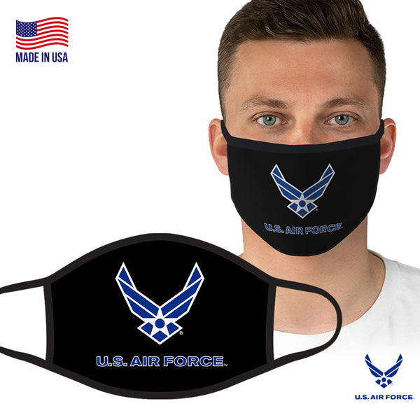 U.S. Air Force Gray Logo Face Covering by Icon Sports