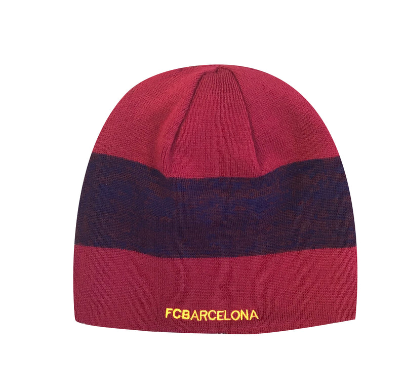 FC Barcelona Reversible Beanie by Icon Sports