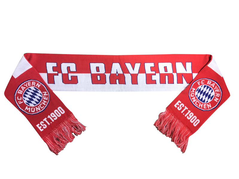 FC Bayern M??nchen Est. 1900 Reversible Fan Scarf by Icon Sports