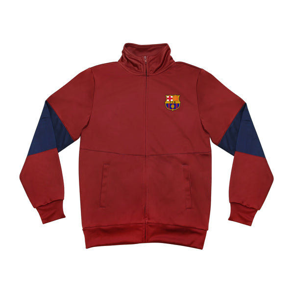 FC Barcelona Youth Full-Zip "Touchline" Track Jacket - Red by Icon Sports