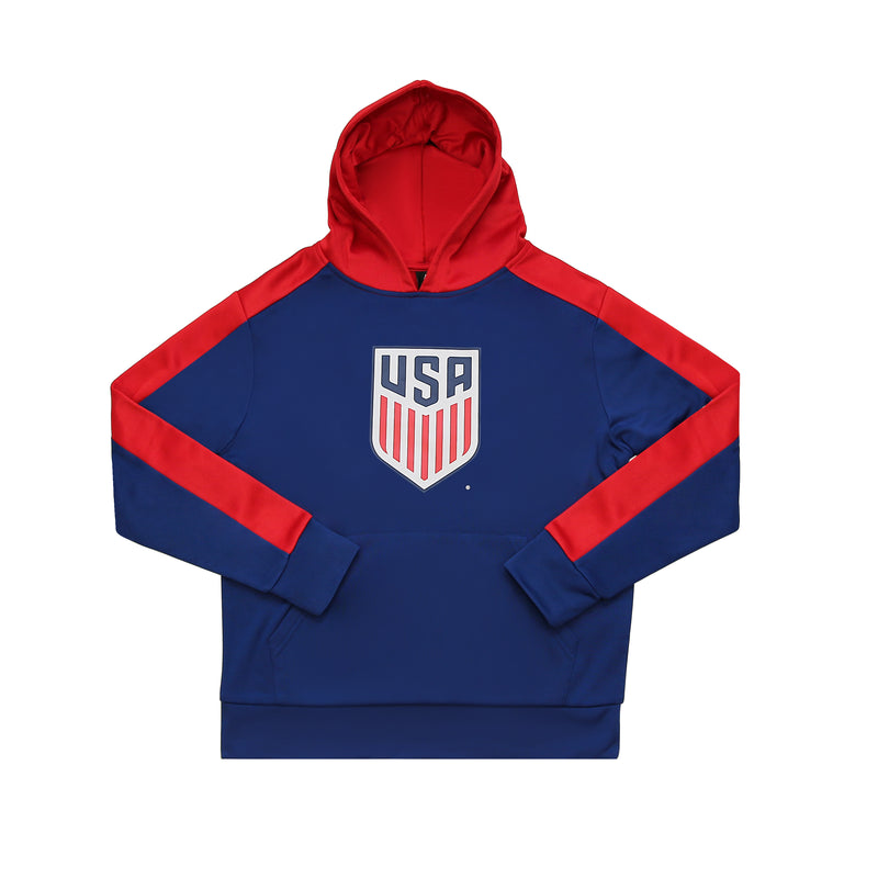 U.S. Soccer Youth Side Step Pullover Hoodie - Navy by Icon Sports