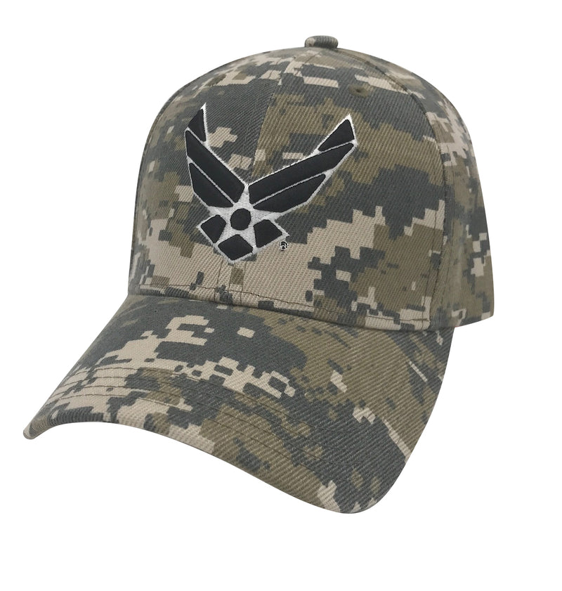 U.S. Air Force Logo Acrylic Cap - Digital Camo by Icon Sports