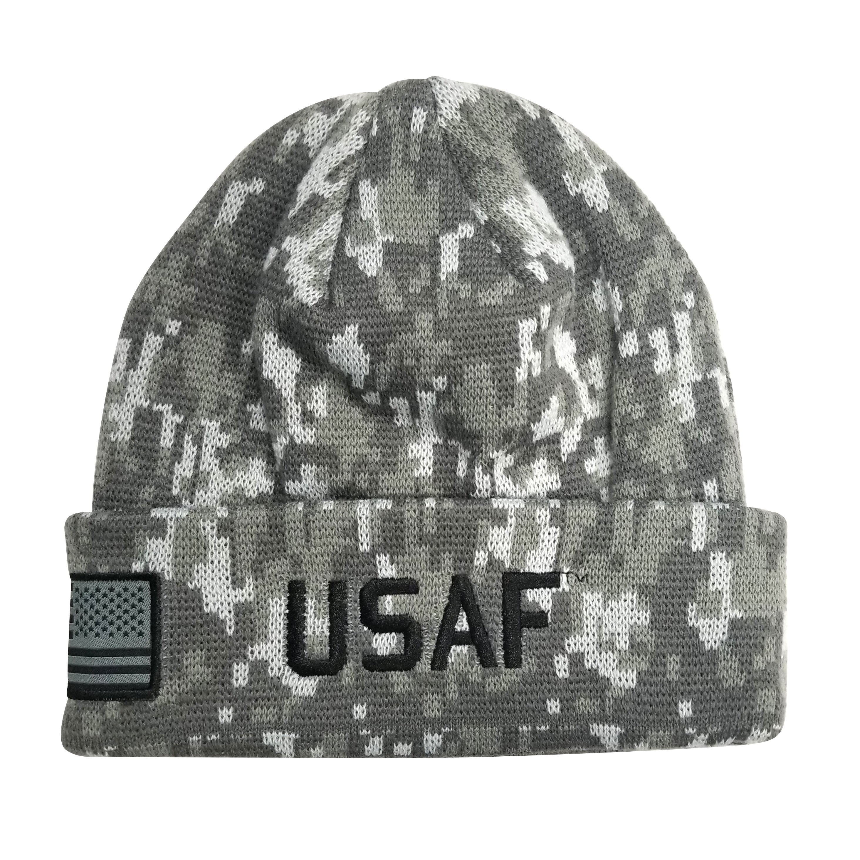 U.S. Air Force Digital Camo Cuffed Beanie by Icon Sports