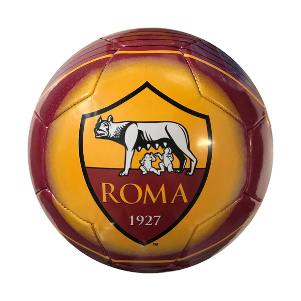 AS Roma Logo Regulation Size 5 Soccer Ball by Icon Sports