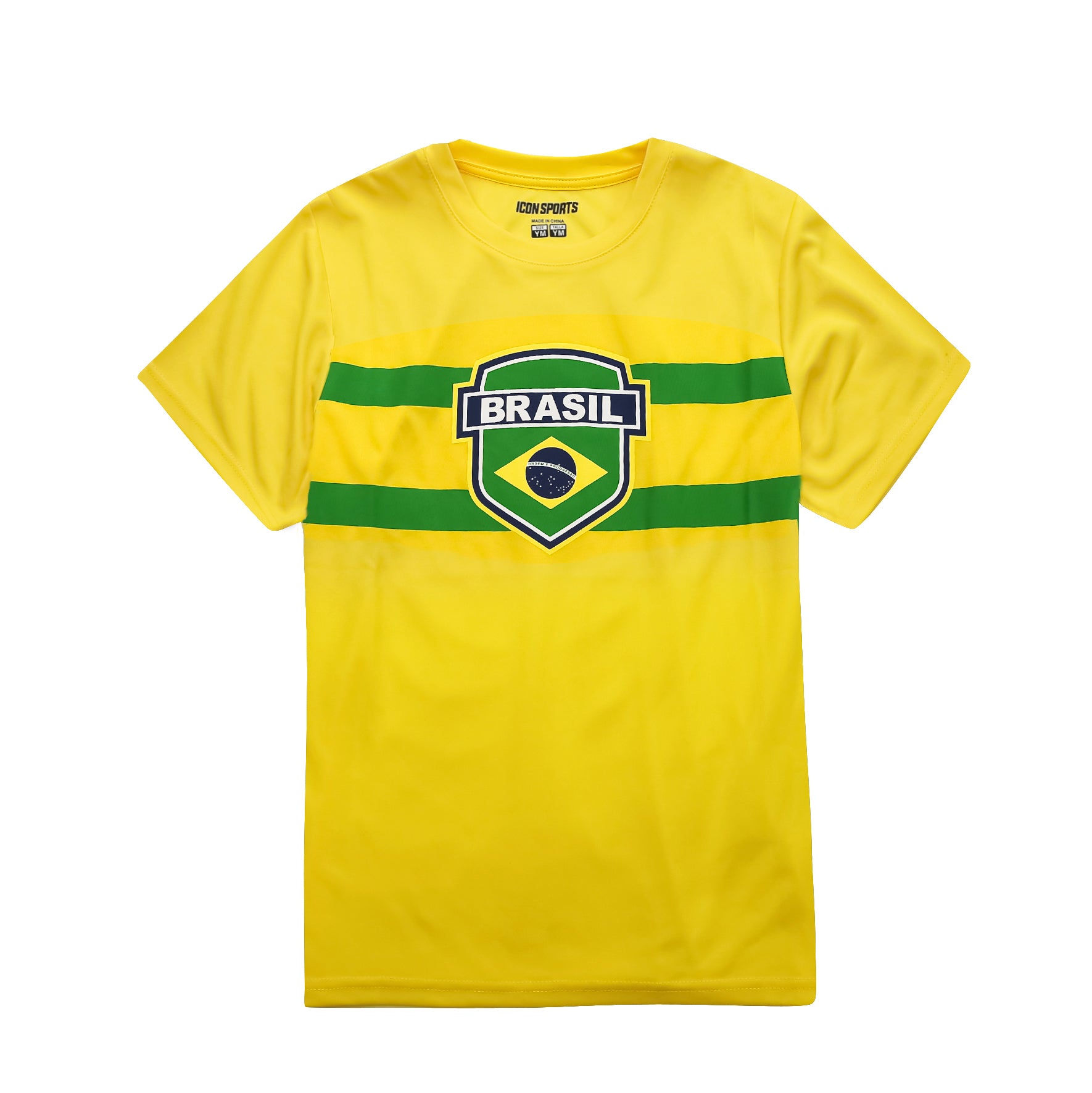 Brazil Soccer Youth Game Day Jersey by Icon Sports