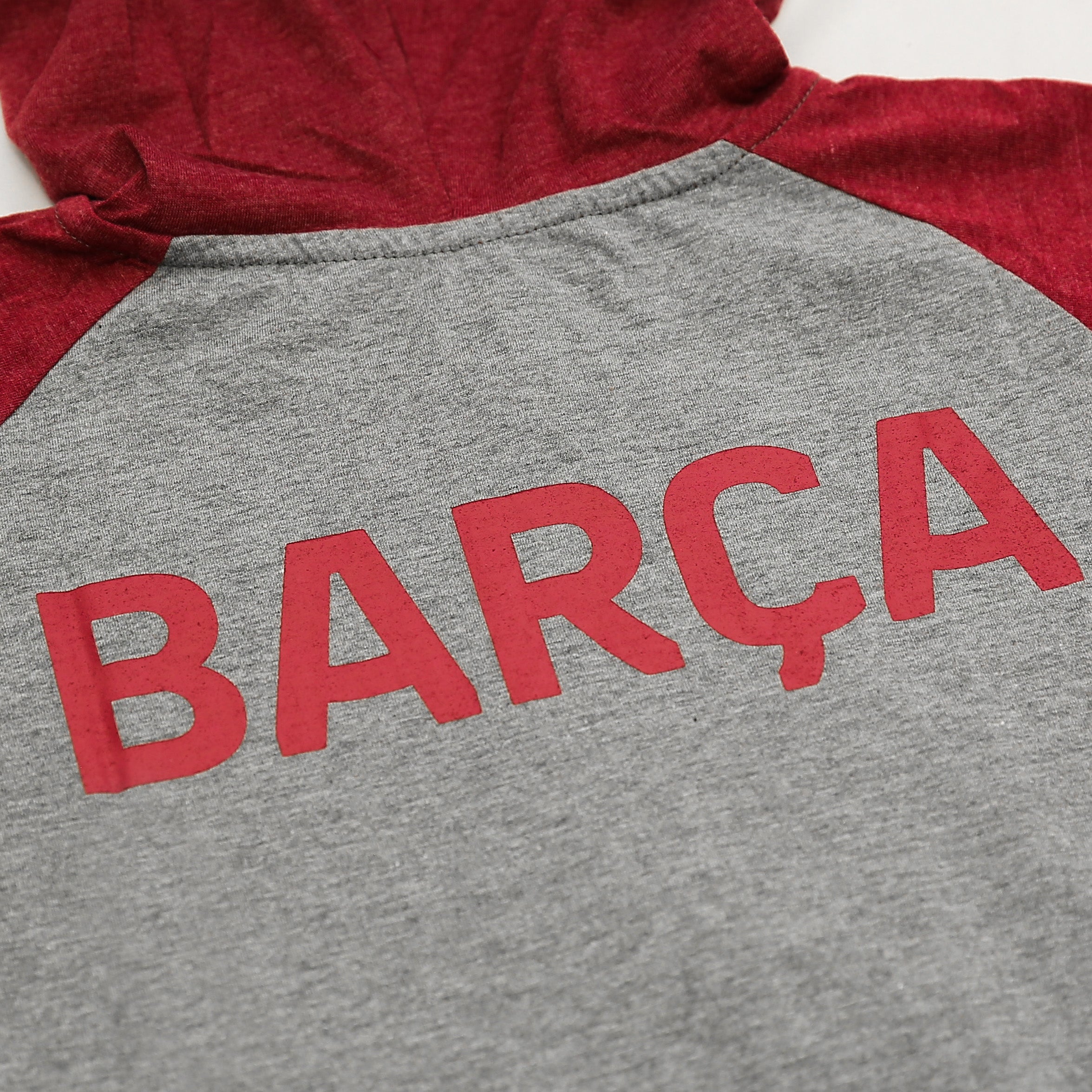 FC Barcelona Youth Lightweight Full-Zip Hoodie - Maroon by Icon Sports