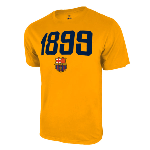 FC Barcelona 1899 T-Shirt - Gold by Icon Sports