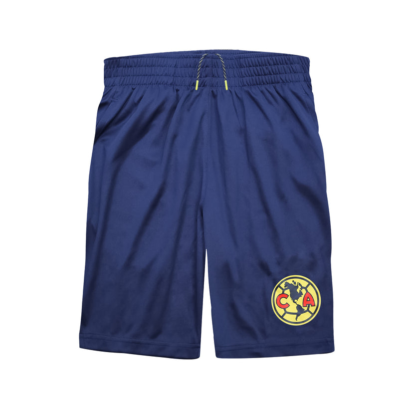 Club Am??rica Youth Athletic Soccer Shorts in Navy by Icon Sports