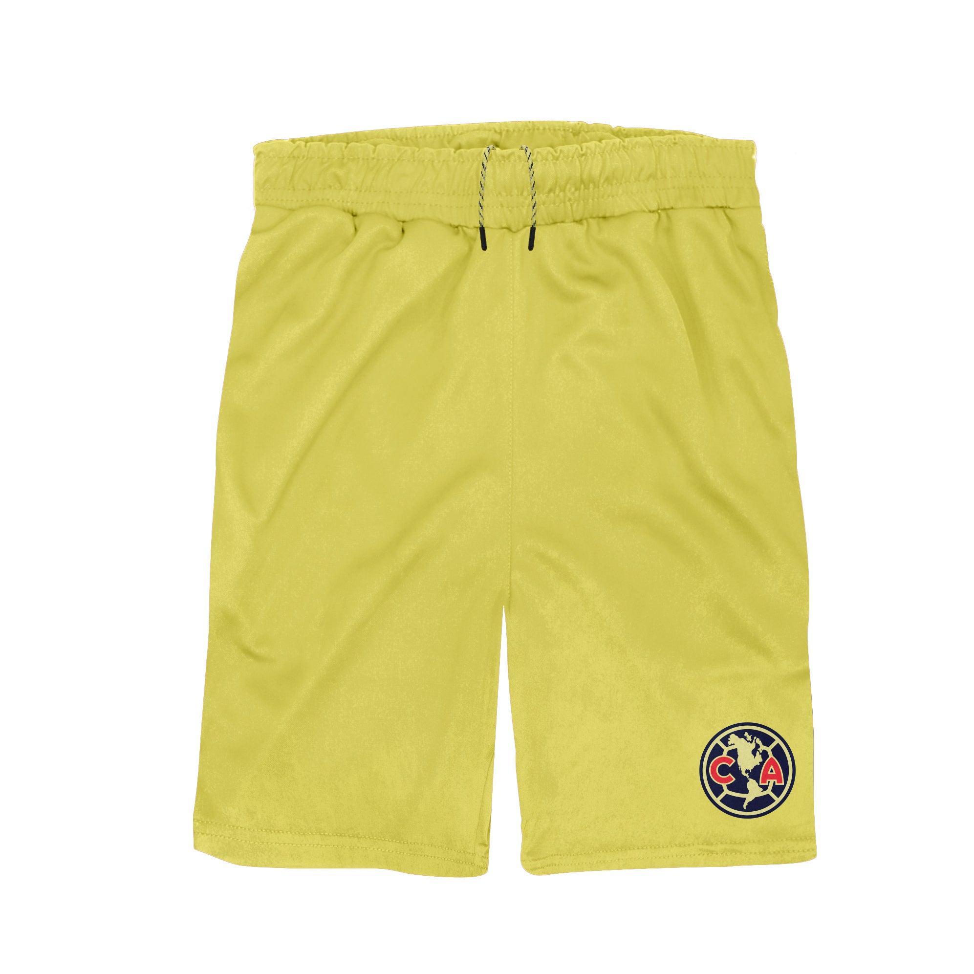 Club Am??rica Youth Athletic Soccer Shorts in Yellow by Icon Sports